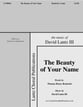 The Beauty of Your Name SATB choral sheet music cover